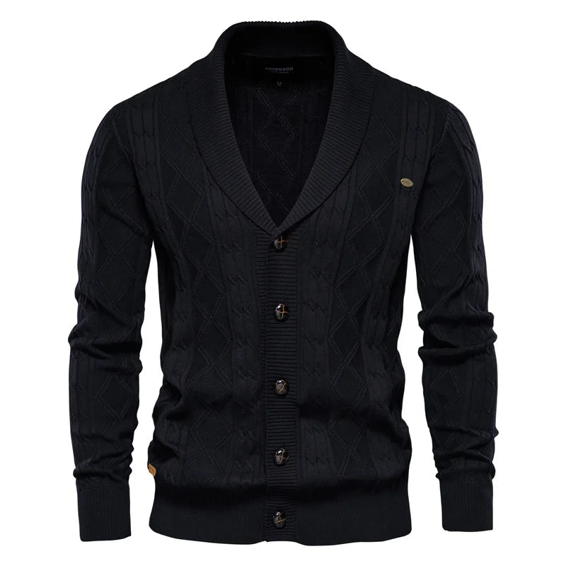 DUMONT LYON™ | MEN'S CARDIGAN WITH BUTTONS