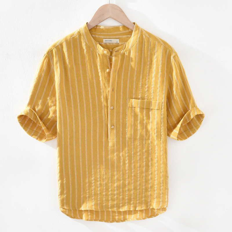 Mauré Striped Linen Henley