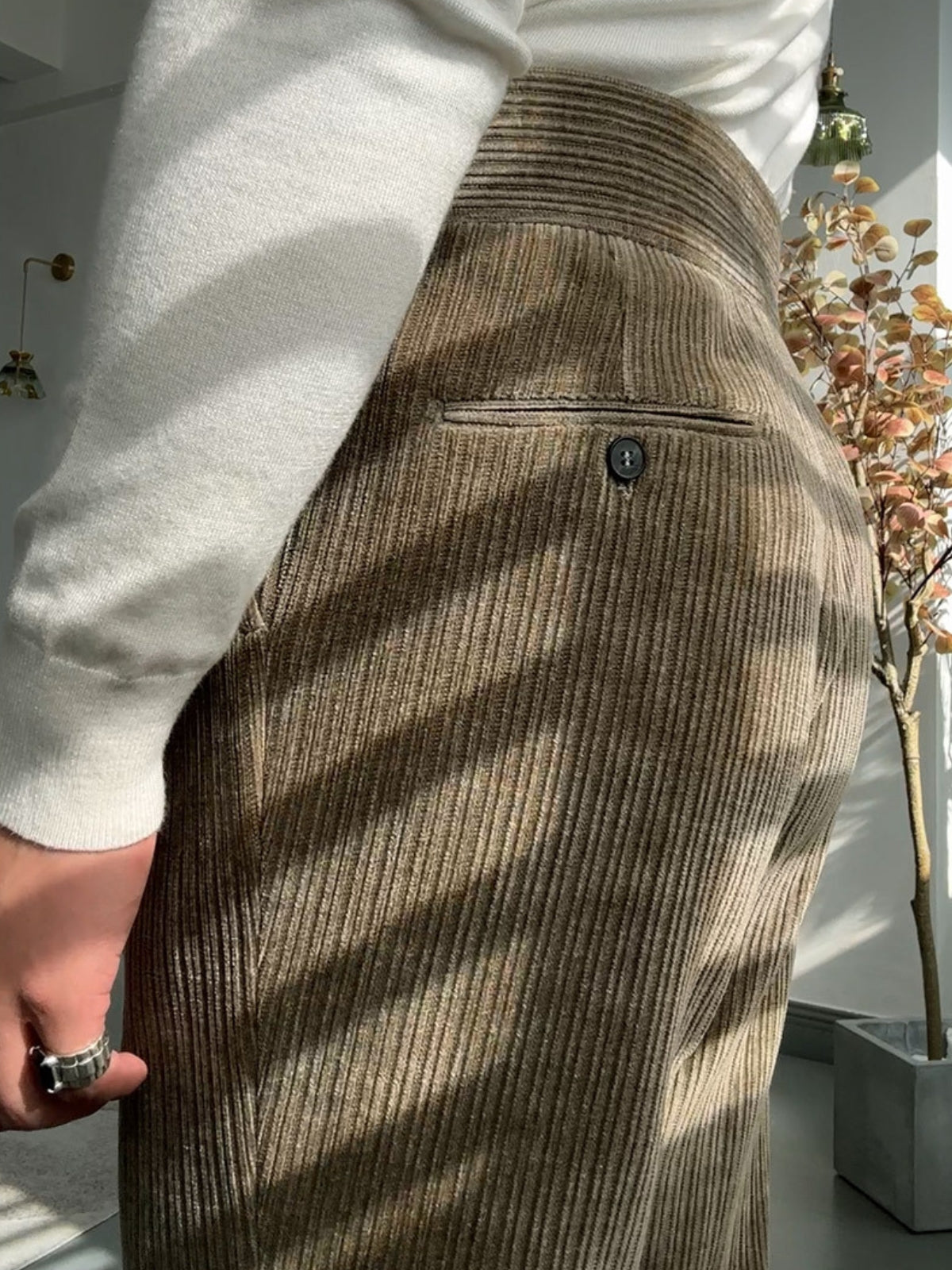 Old Money Gurkha Drape Straight Trousers