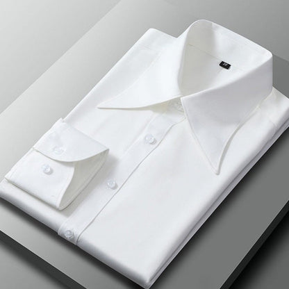 Old Money French Style Slim-Fit Shirt