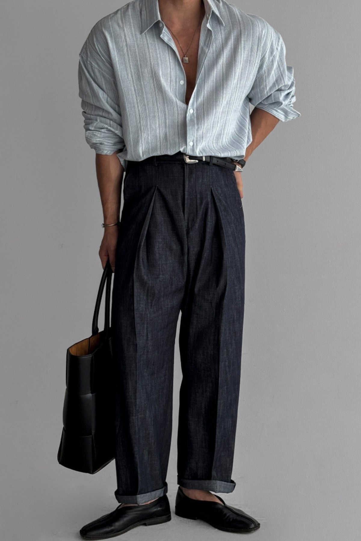 Old Money Striped Non-Iron Sun Protection Shirt