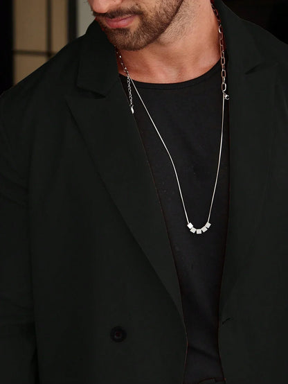 Old Money Casual One-Color Men’s Suit