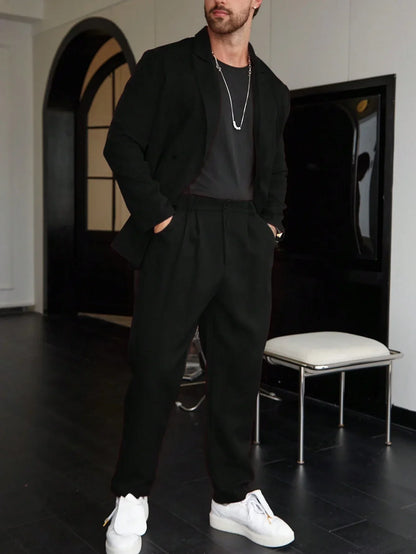 Old Money Casual One-Color Men’s Suit