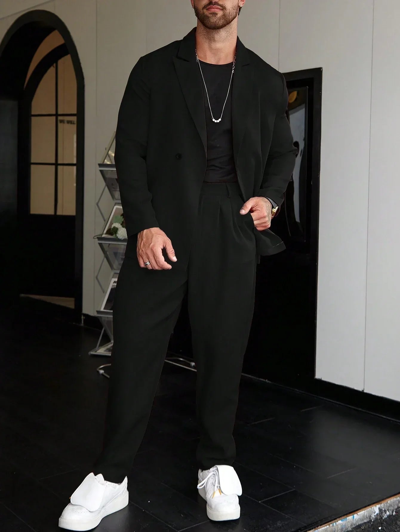 Old Money Casual One-Color Men’s Suit