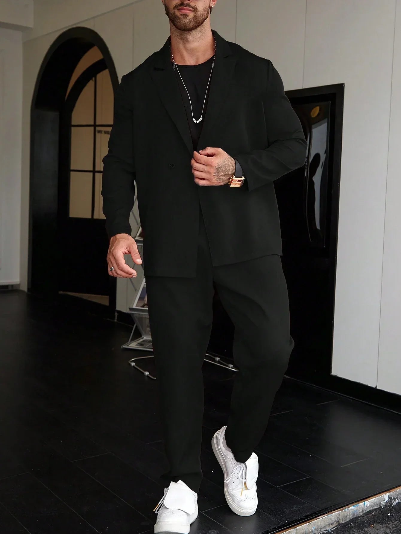 Old Money Casual One-Color Men’s Suit