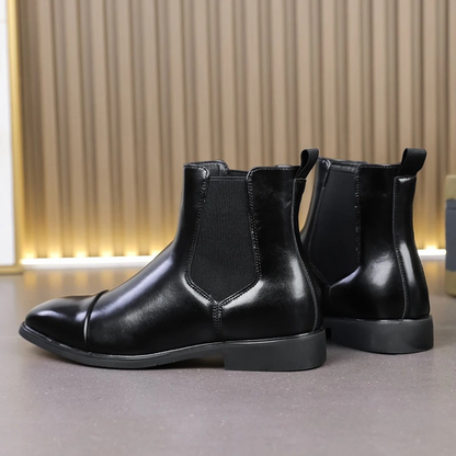 Giovanni Rossi Leather Chelsea Boots
