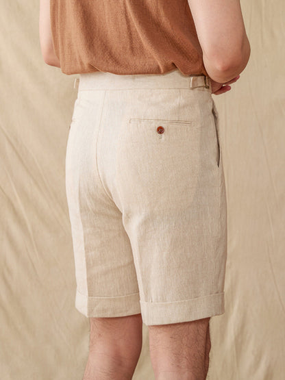 Old Money Old Money High End Linen Shorts
