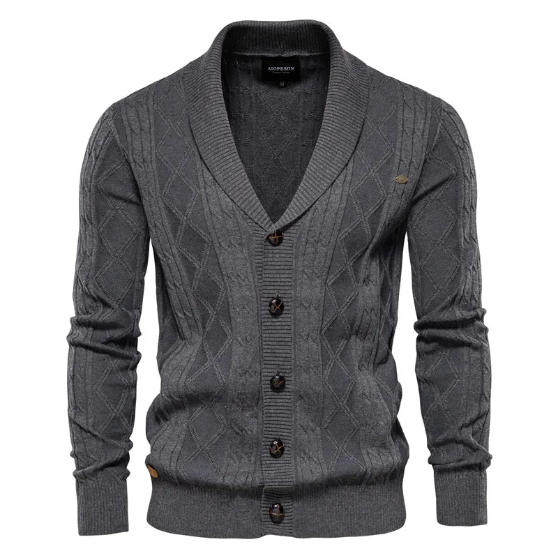 DUMONT LYON™ | MEN'S CARDIGAN WITH BUTTONS