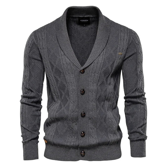 DUMONT LYON™ | MEN'S CARDIGAN WITH BUTTONS
