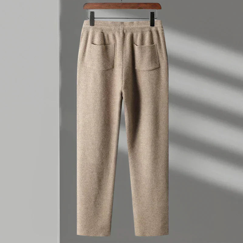 Old Money 100% Cashmere Wool Trousers