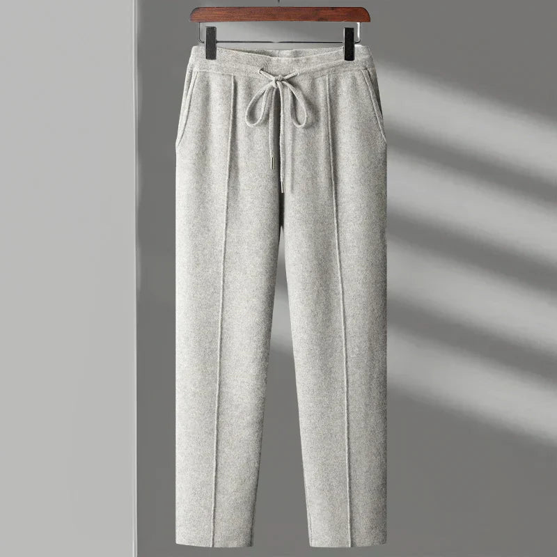 Old Money 100% Cashmere Wool Trousers