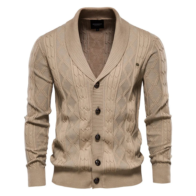 DUMONT LYON™ | MEN'S CARDIGAN WITH BUTTONS