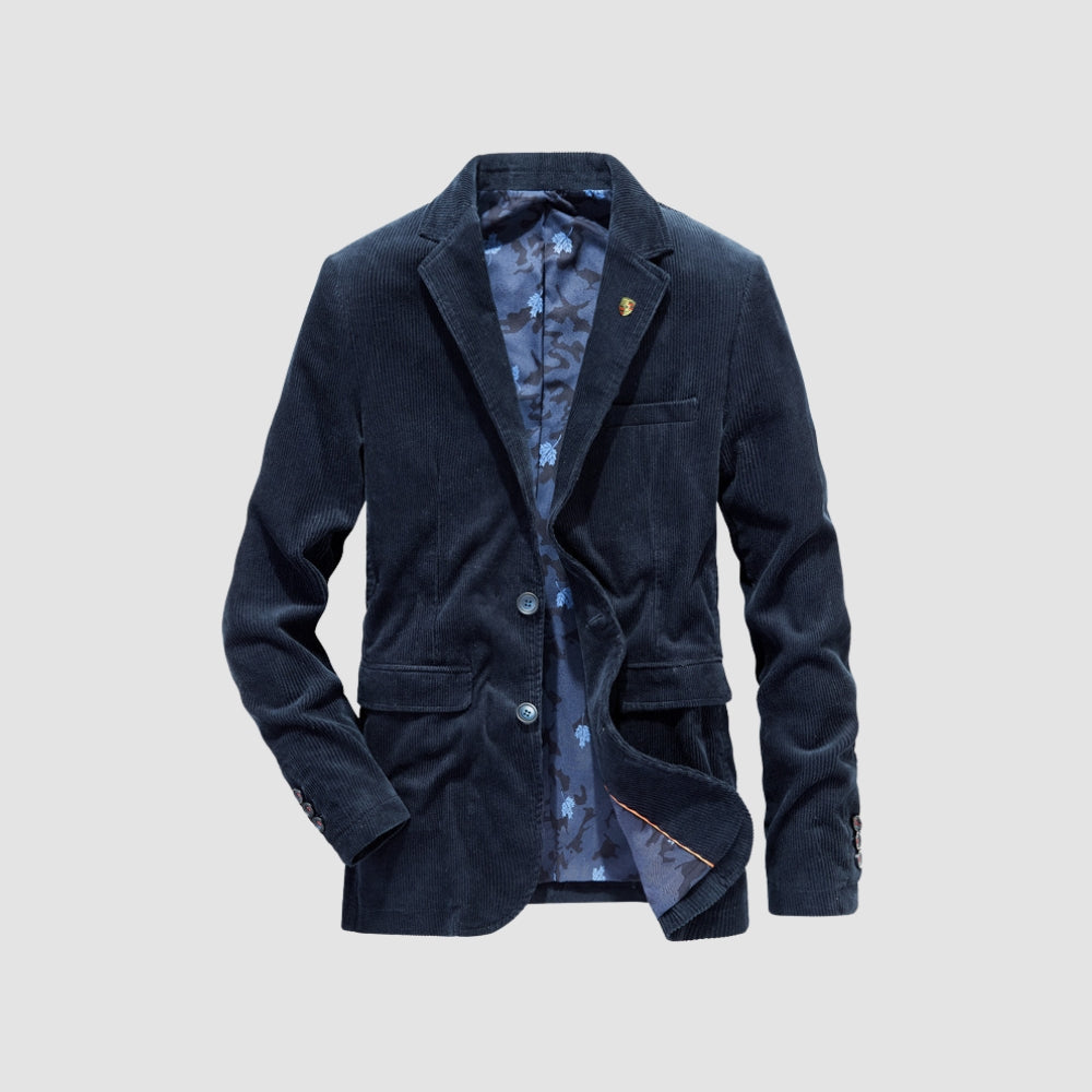 Old Money Corduroy Casual Suit Jacket