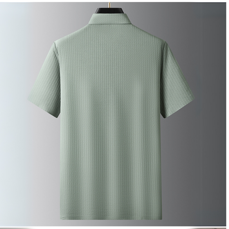 Luca Ferretti Texture-Zip Polo