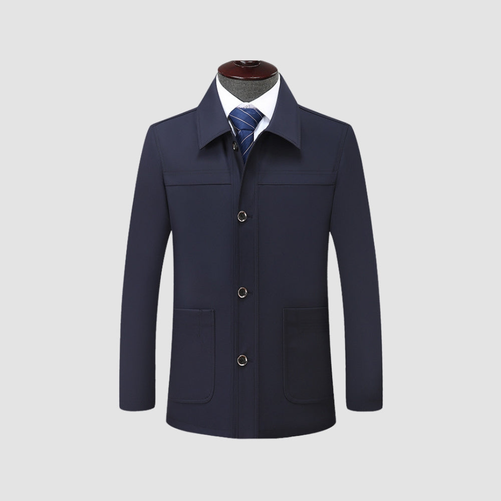 Old Money Lapel Collar Short Coat