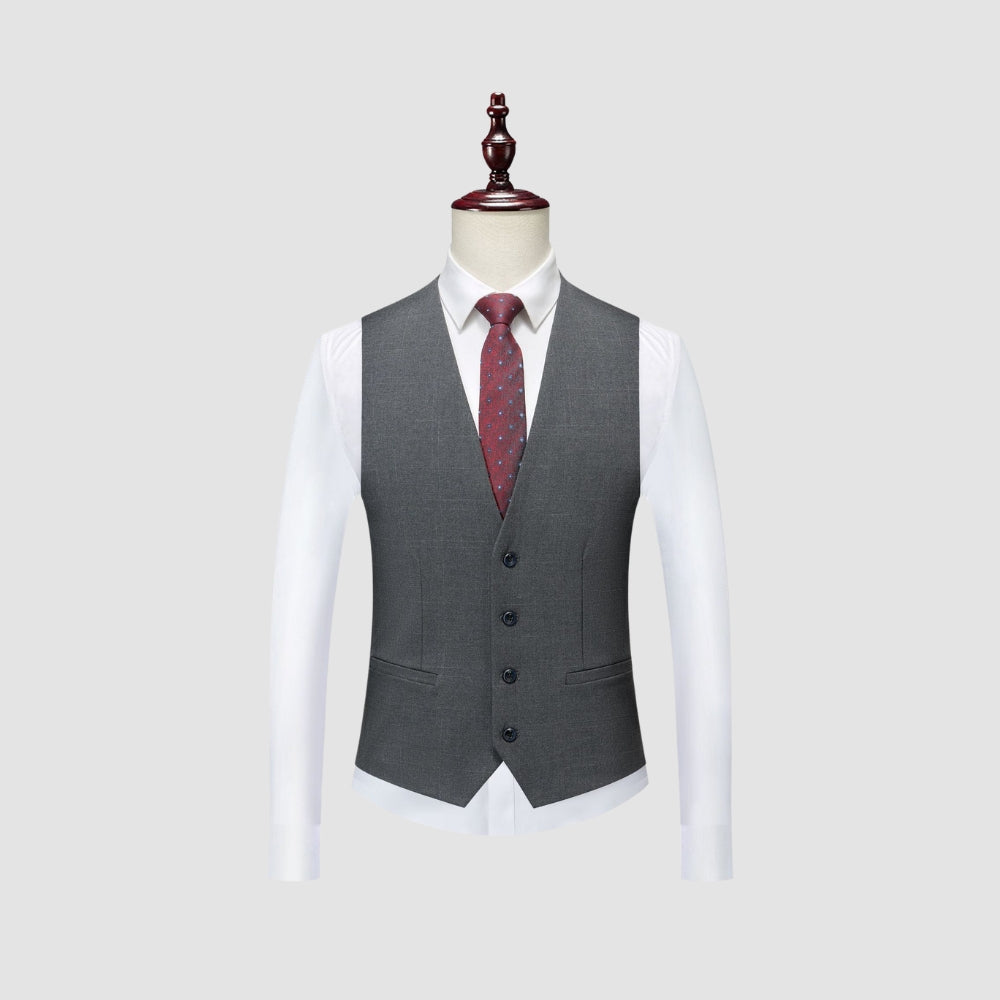 Old Money Elegant Slim Fit Business Formal Suit