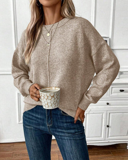 Round Neck Casual Loose Sweater