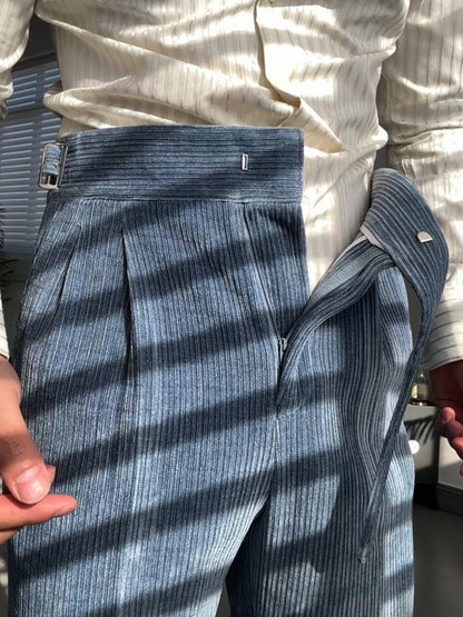 Old Money Gurkha Drape Straight Trousers