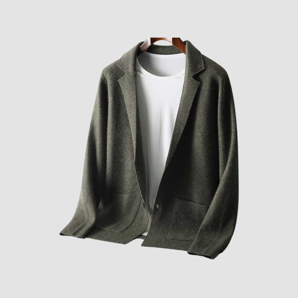 Old Money V-Neck Pure Cashmere Wool Cardigan