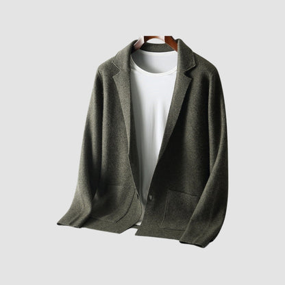 Old Money V-Neck Pure Cashmere Wool Cardigan