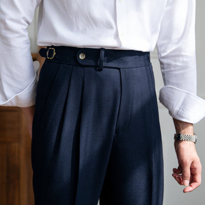Old Money British Naple Versatile Trousers