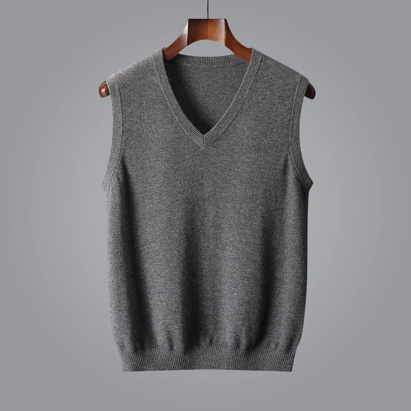 Knox V-neck Cashmere Vest