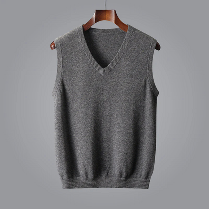 Knox V-neck Cashmere Vest
