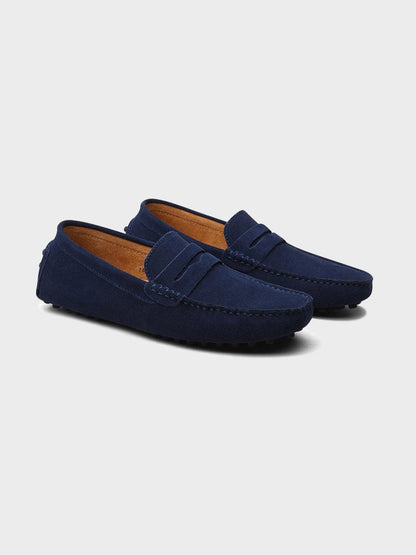 Suede Boat Loafers