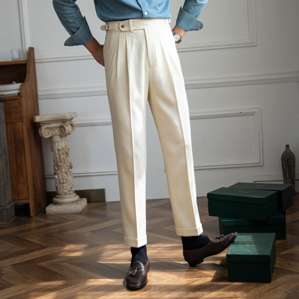 Old Money British Naple Versatile Trousers