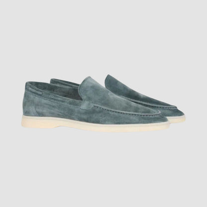 Old Money Old Money Frosted Suede Pedal Loafers