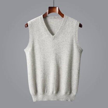 Knox V-neck Cashmere Vest