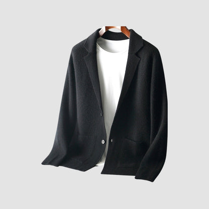 Old Money V-Neck Pure Cashmere Wool Cardigan