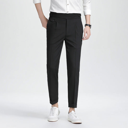 Old Money High Waist Nine-Point Trousers