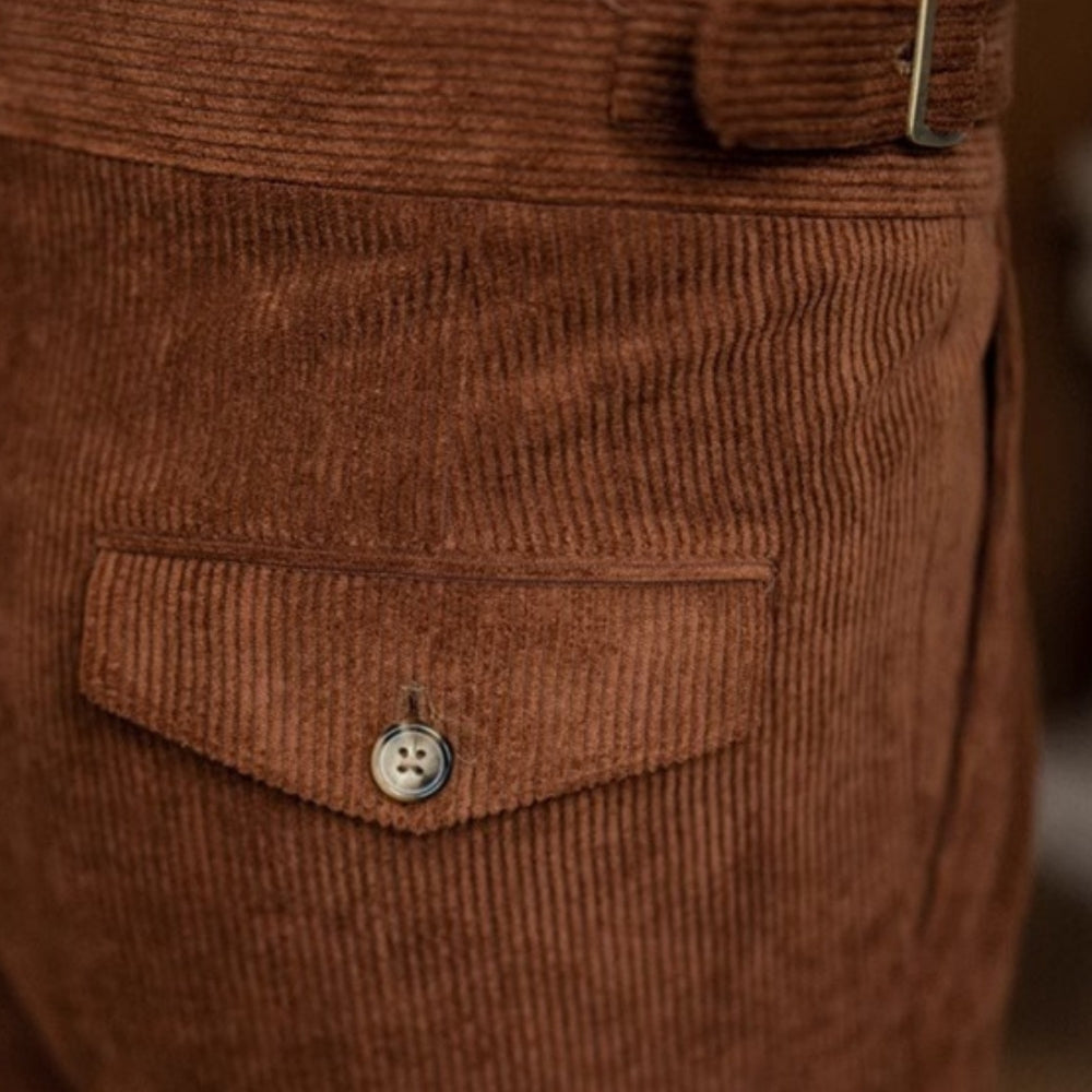 Old Money Wide-Leg Drape Trousers