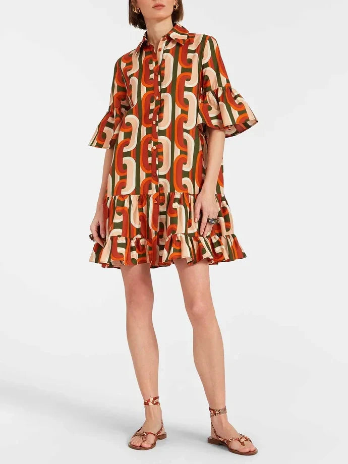 Elegant Sassy Dropped waist Mini Dress