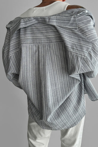 Old Money Striped Non-Iron Sun Protection Shirt