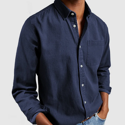 Old Money Casual Button-Up Shirt