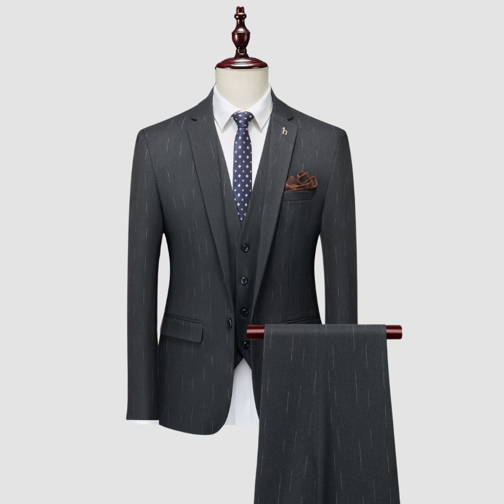 Old Money Elegant Slim Fit Business Formal Suit