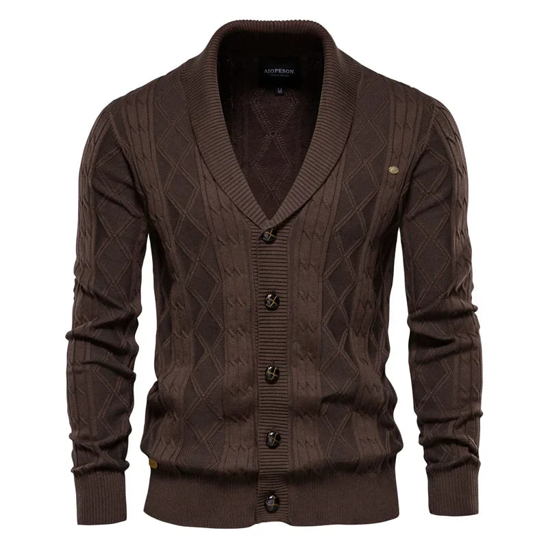 DUMONT LYON™ | MEN'S CARDIGAN WITH BUTTONS