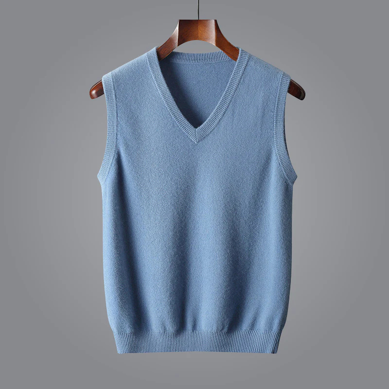 Knox V-neck Cashmere Vest