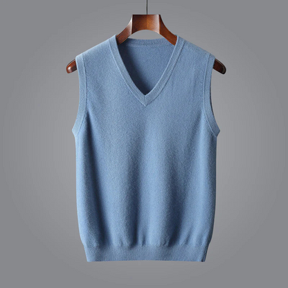Knox V-neck Cashmere Vest