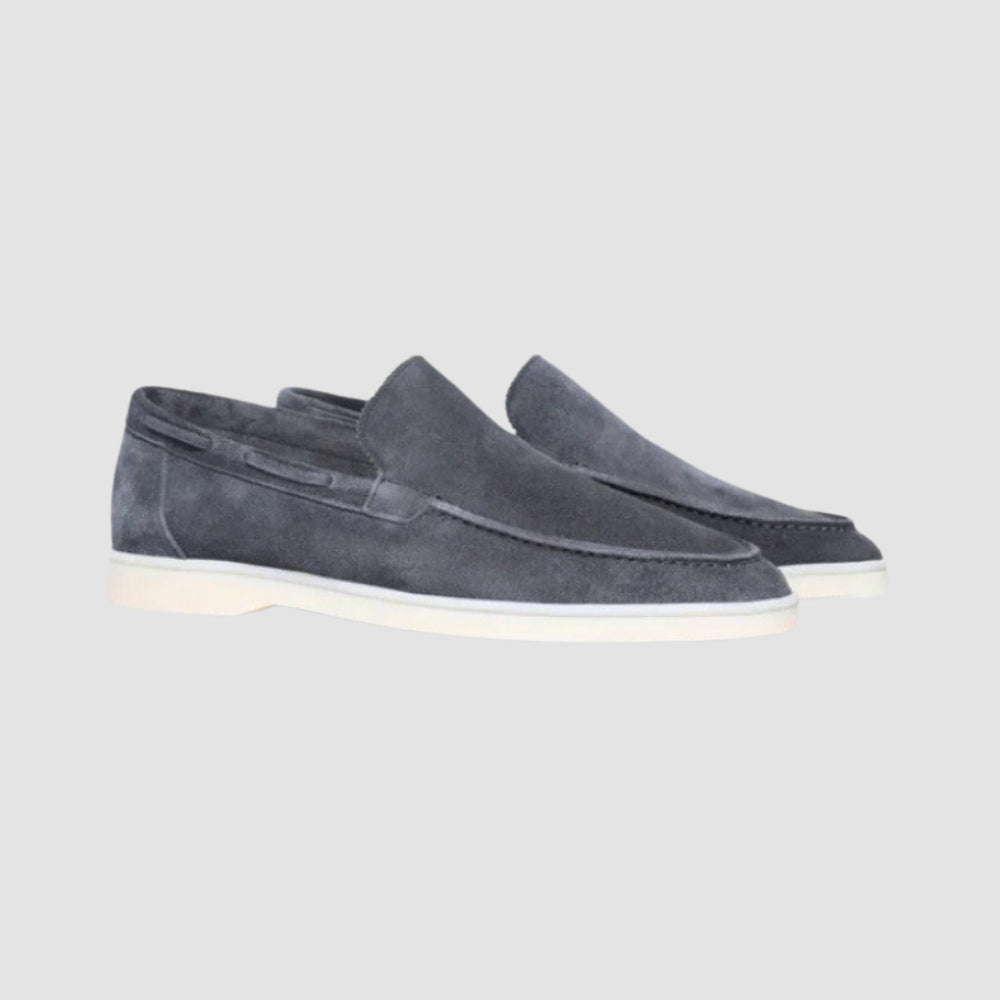Old Money Old Money Frosted Suede Pedal Loafers