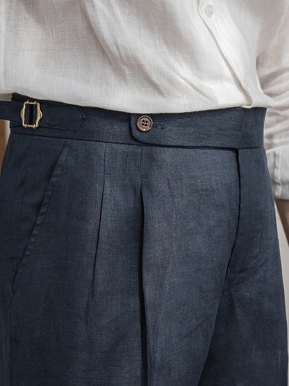 Old Money Old Money High End Linen Shorts