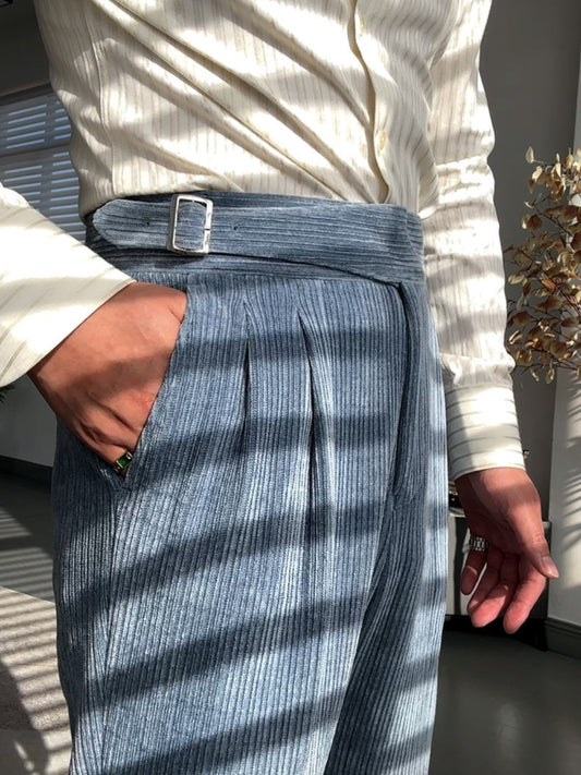 Old Money Gurkha Drape Straight Trousers