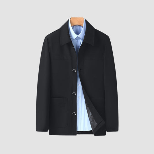 Old Money Lapel Collar Short Coat