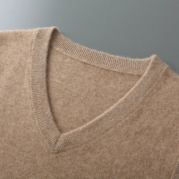 Knox V-neck Cashmere Vest