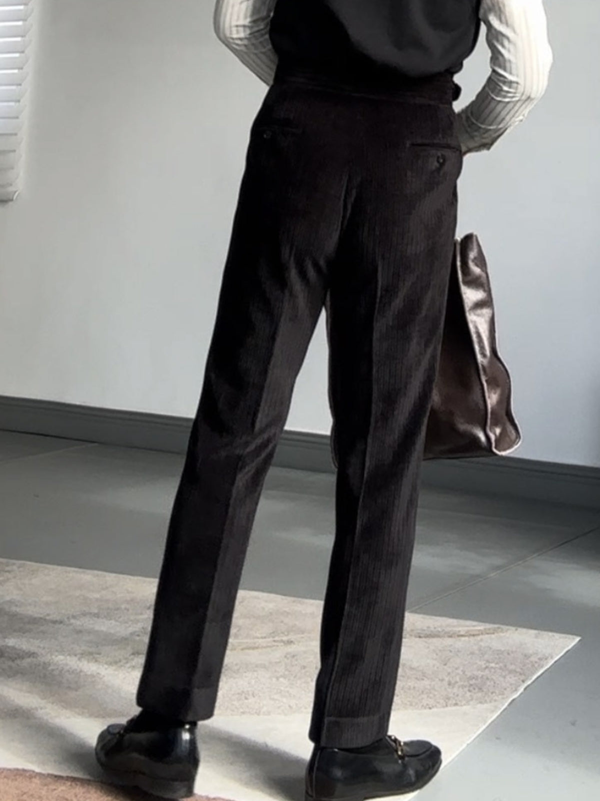 Old Money Gurkha Drape Straight Trousers