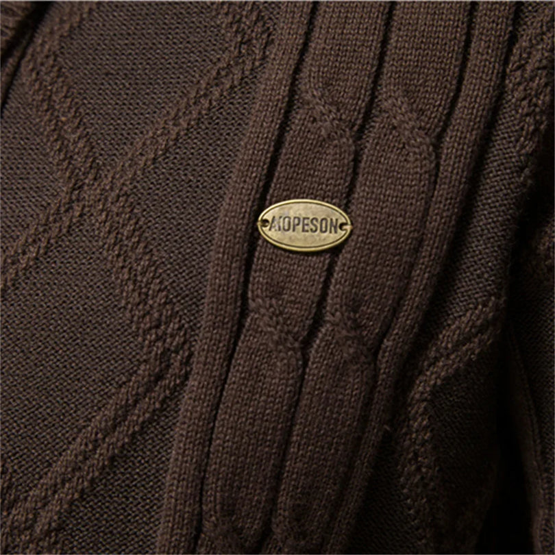 DUMONT LYON™ | MEN'S CARDIGAN WITH BUTTONS