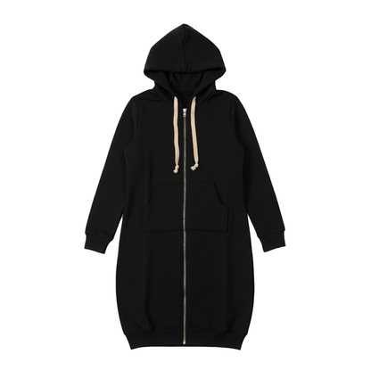 Bonnie - Longline Zip Hoodie