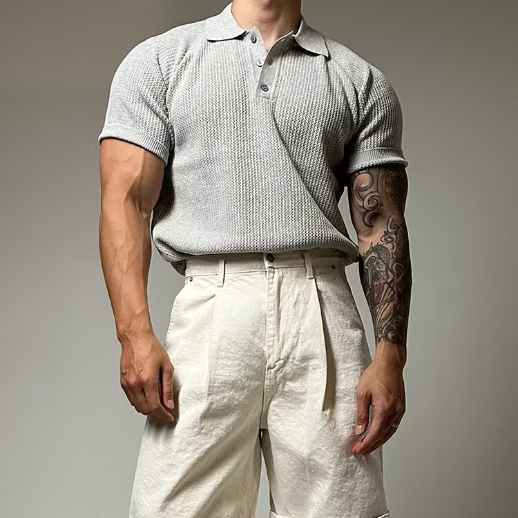 Hudson Waffle Polo Shirt